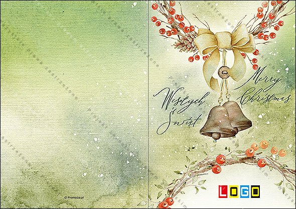 Kartki świąteczne nieskładane - BN1-033 awers