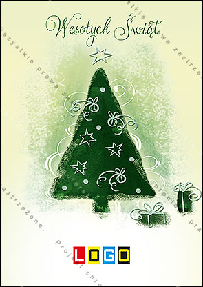 Kartki świąteczne nieskładane - BZ1-077 awers